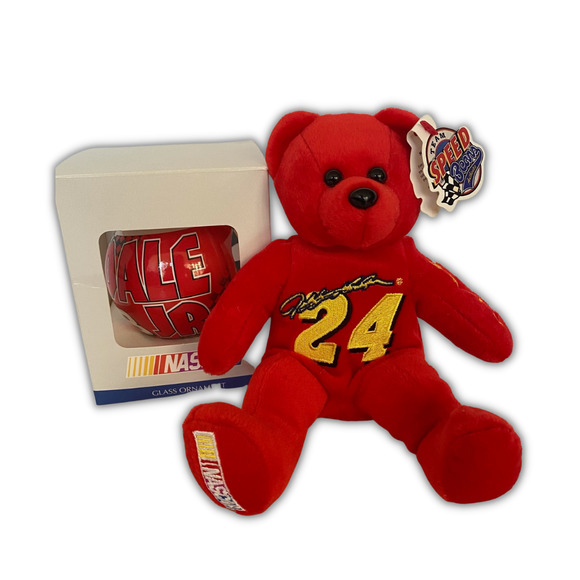 Dale Earnhardt Jr NASCAR Ornament and Plush Bundle Christmas 2021 TY Baby style - Picture 8 of 11